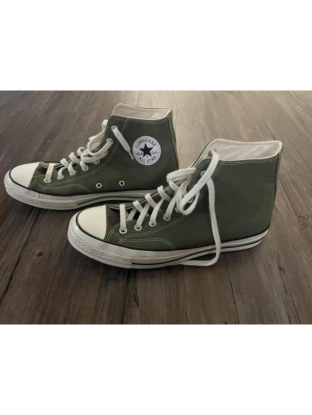 Converse Chuck 70 Hi Dark Moss Green Mens 9.5 Womens 11.5
